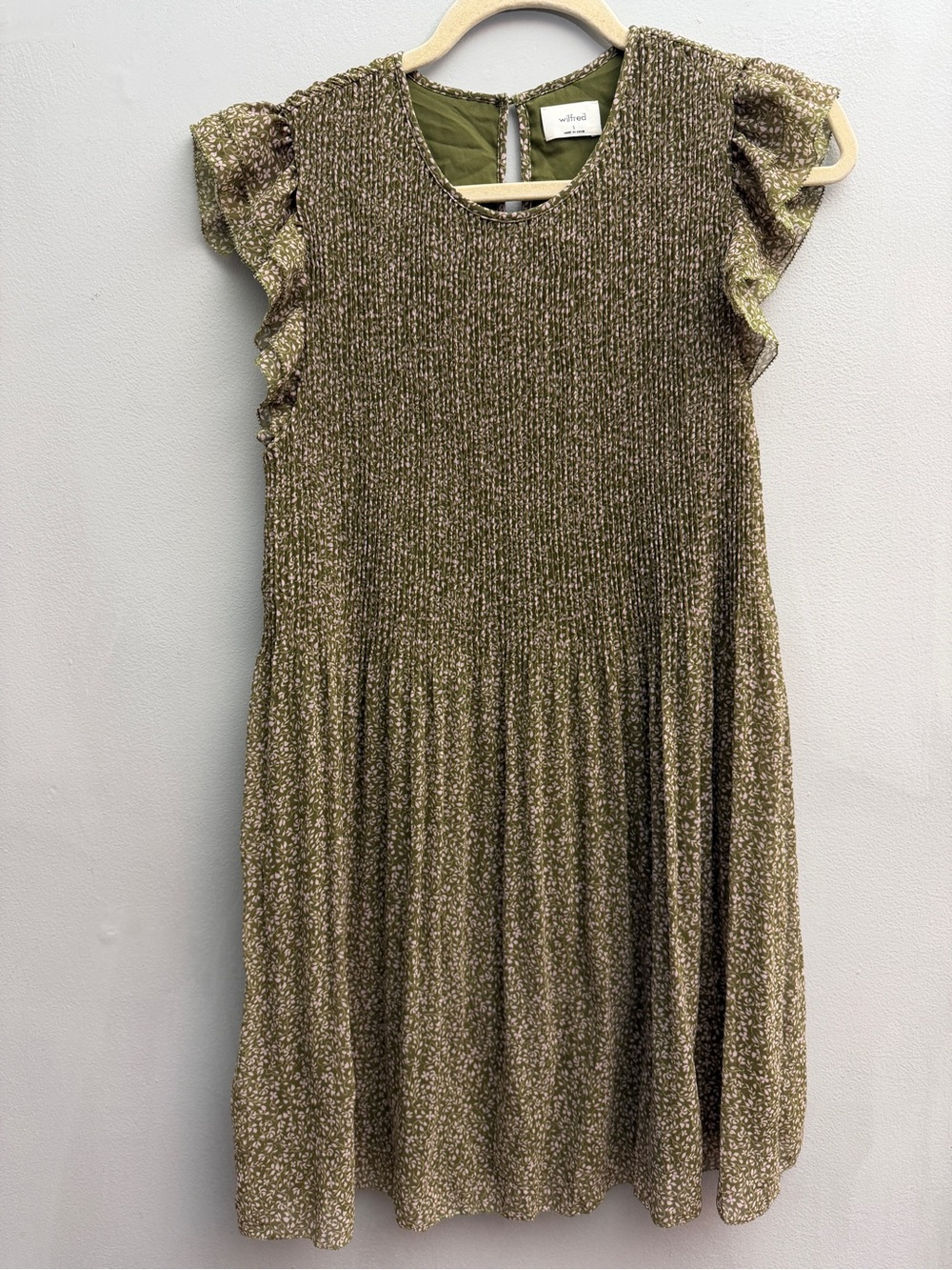 Aritzia Wilfred Daydreamer Sleeveless Mini Dress, Size Small - Picture 5 of 10